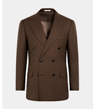 Brown suit
