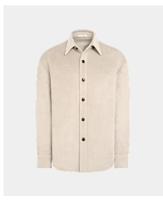 Beige Wool Shirt