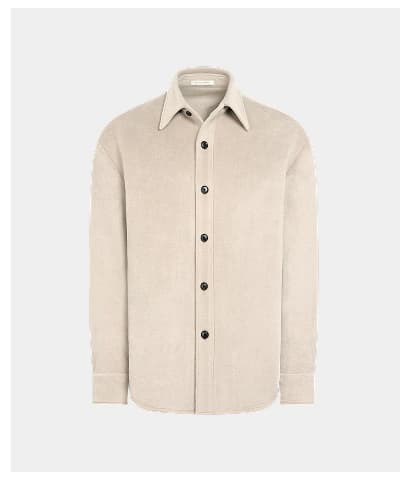 Beige Wool Shirt