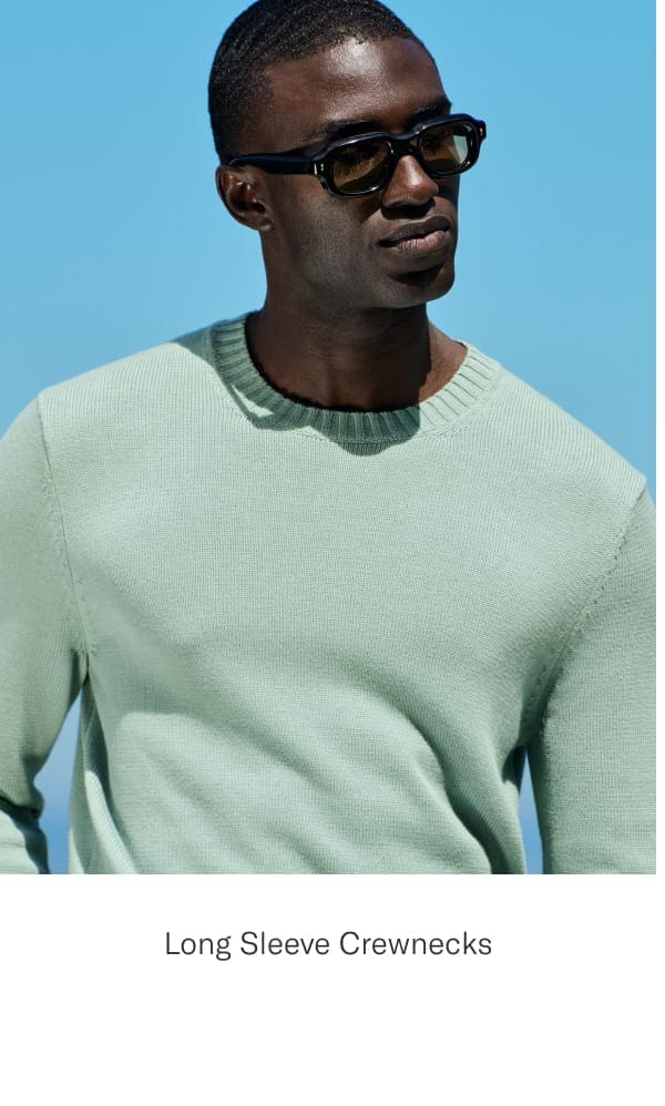 Long sleeve crews