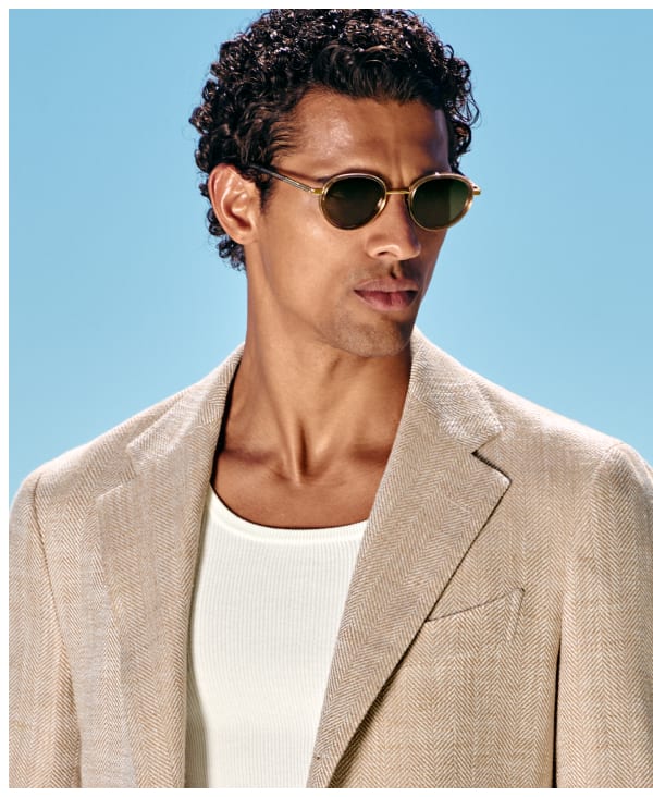 Herringbone blazer