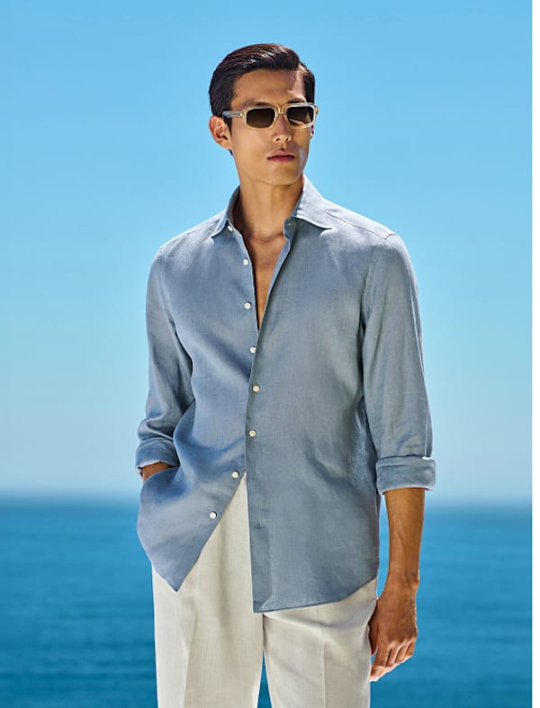 Light blue shirt