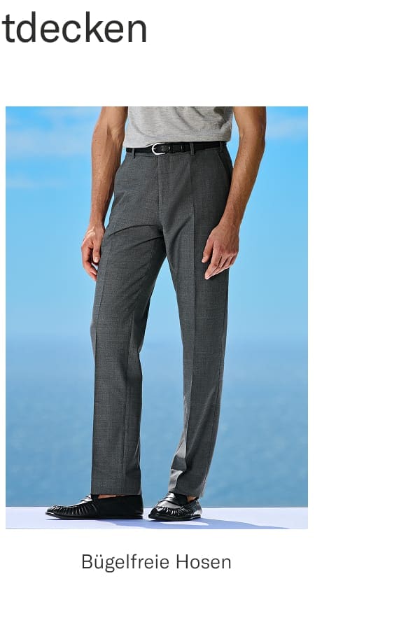 Wrinkle free trousers