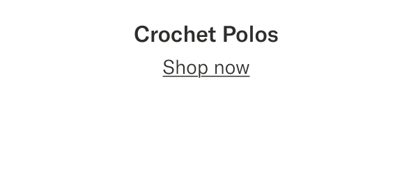 Crochet polo
