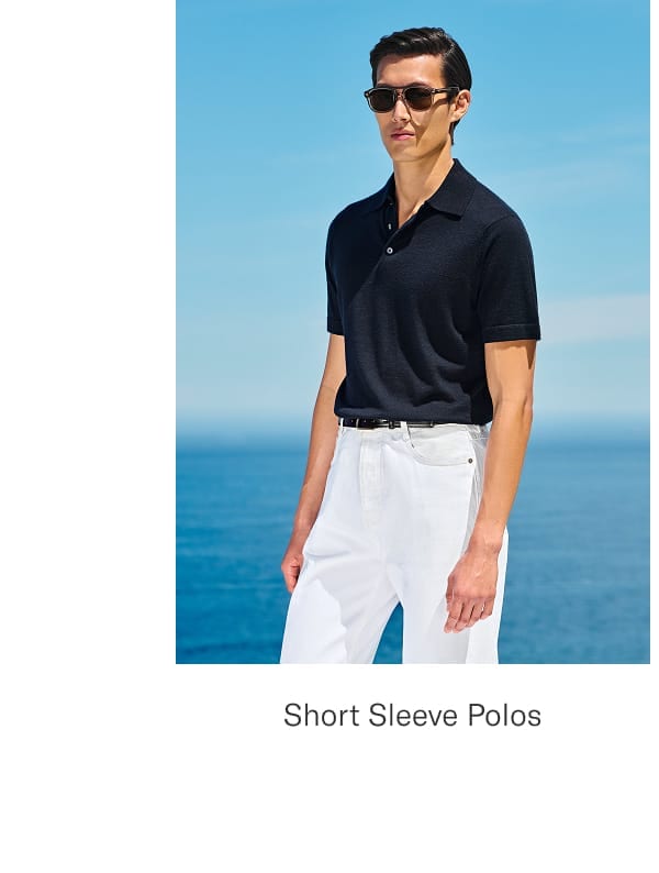 Short sleeve polos