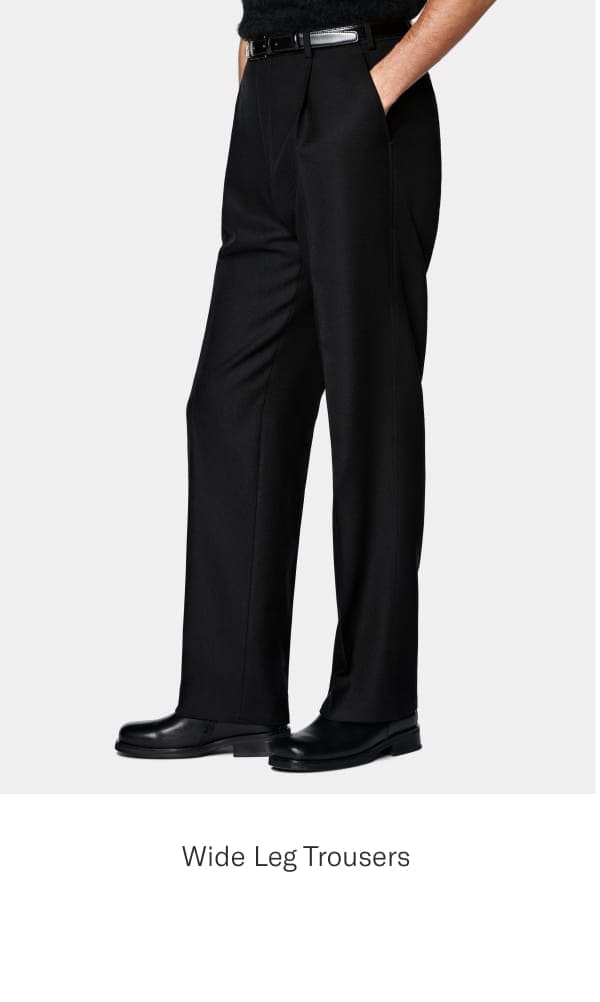 Wide leg trousers