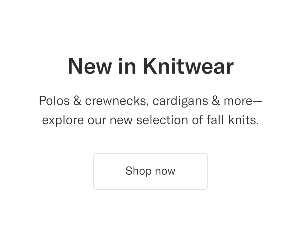 New in Knitwear | Shop now