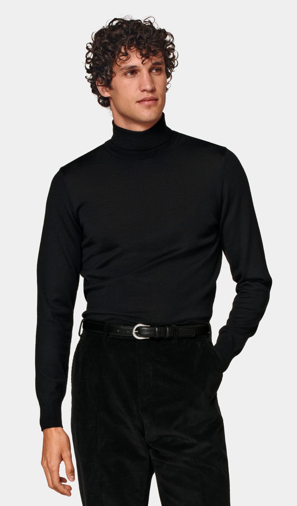 The All-Occasion Black Turtleneck