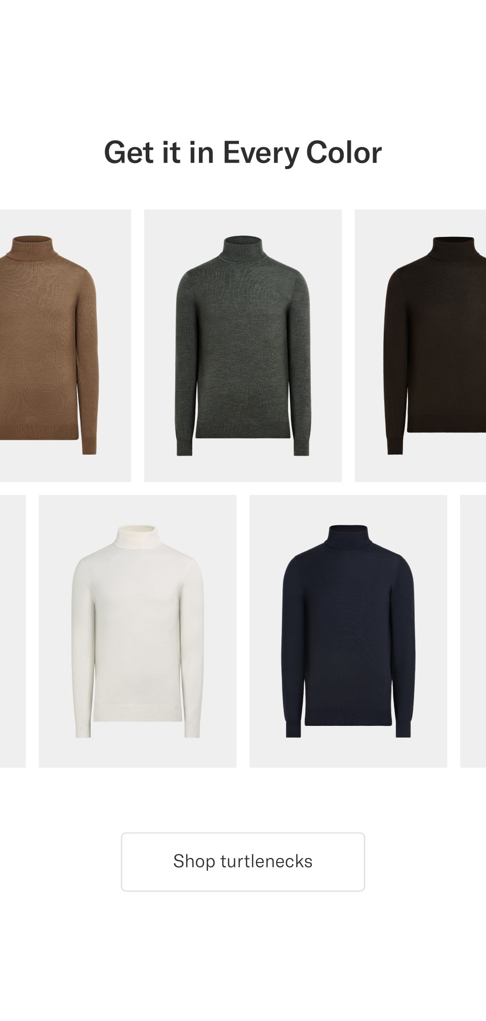 Get it in Every Color | Shop turtlenecks