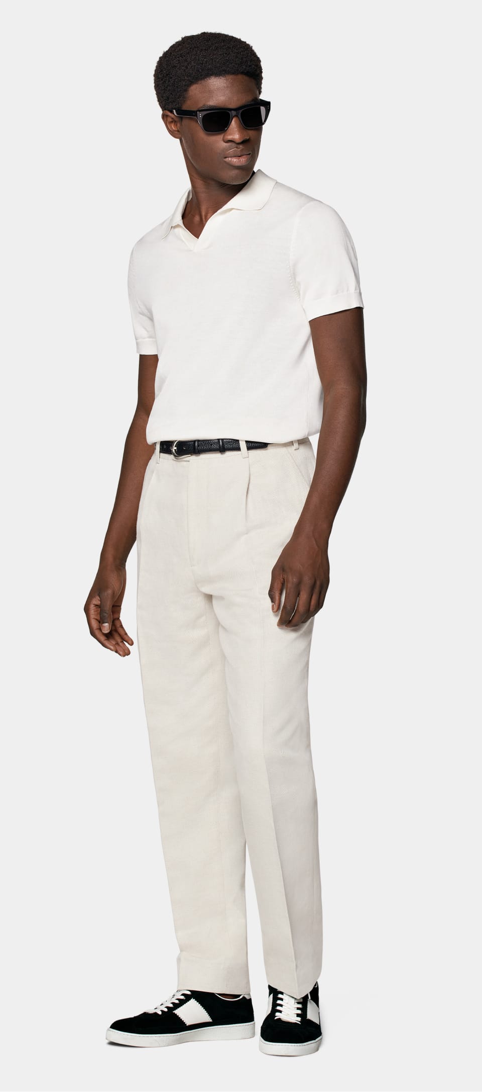 shop the buttonless polo