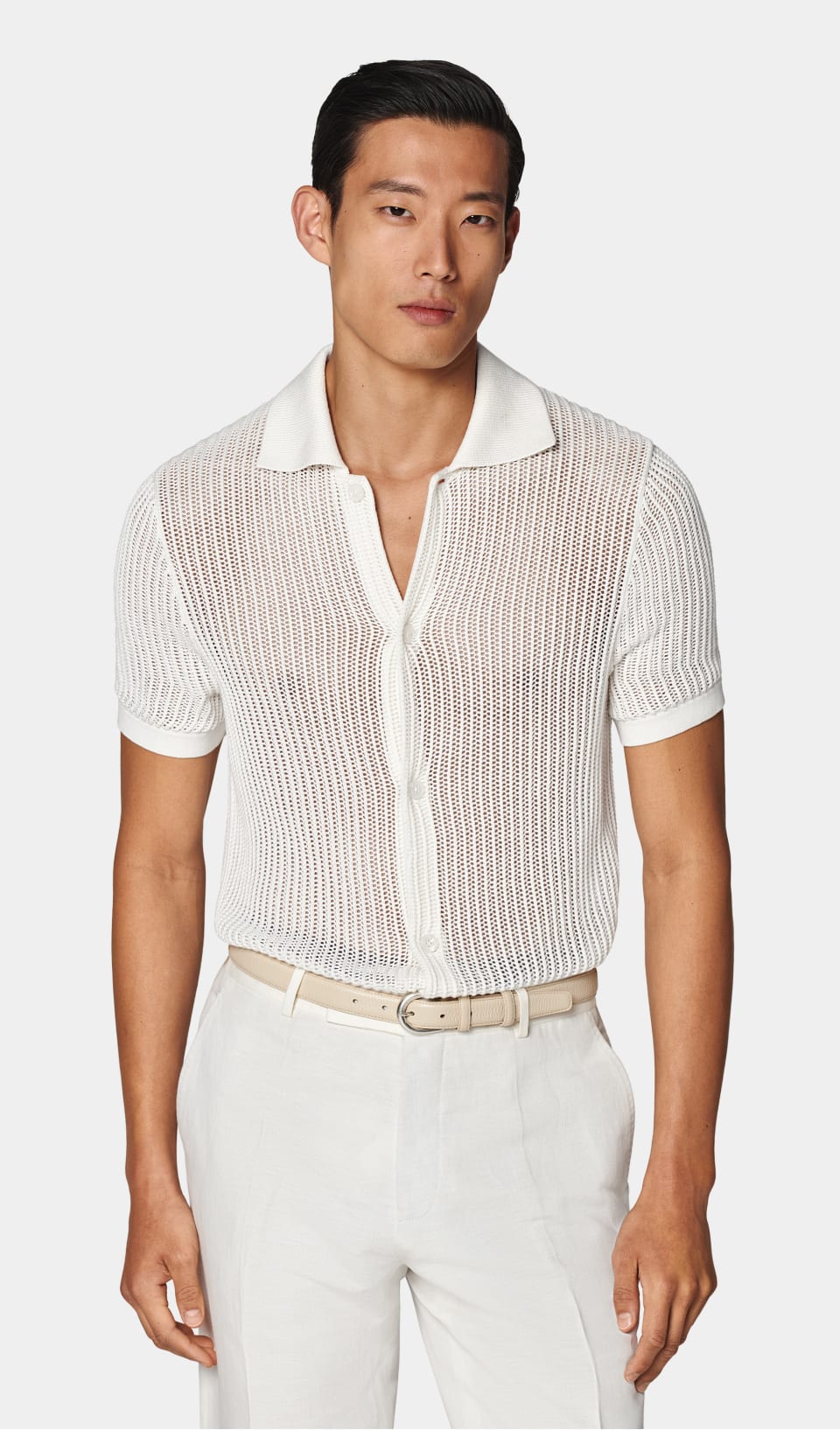shop the crochet polo