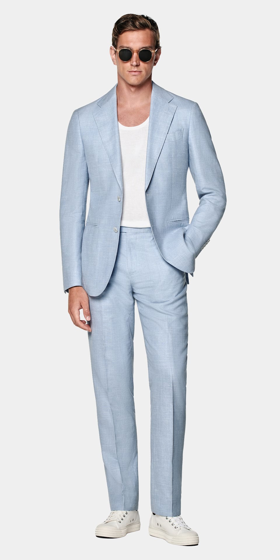 Blue suit