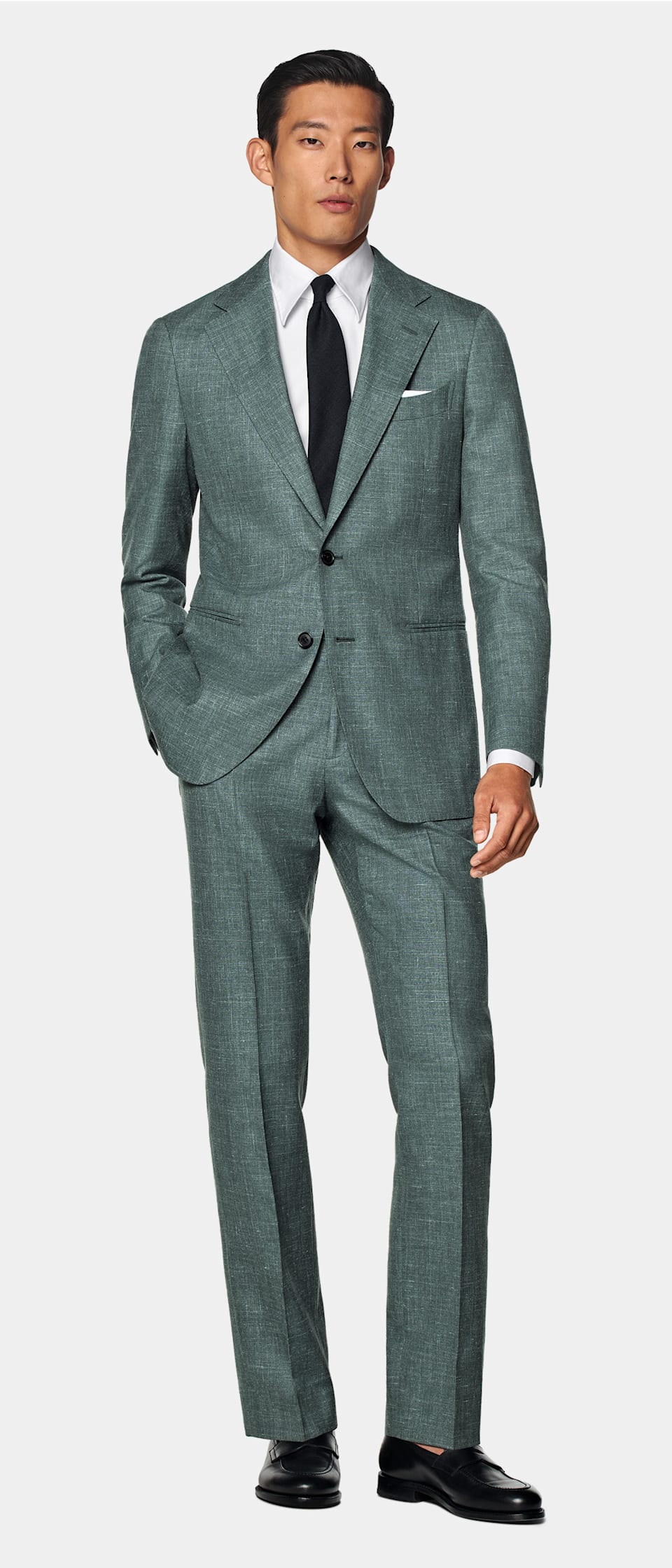 Green suit