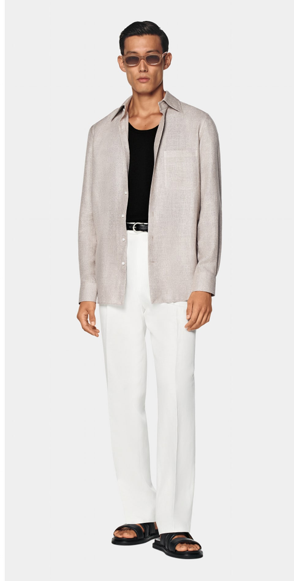Off-white trousers