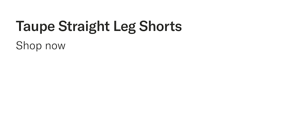 Taupe shorts