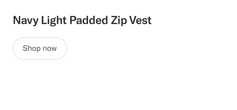 Padded vest