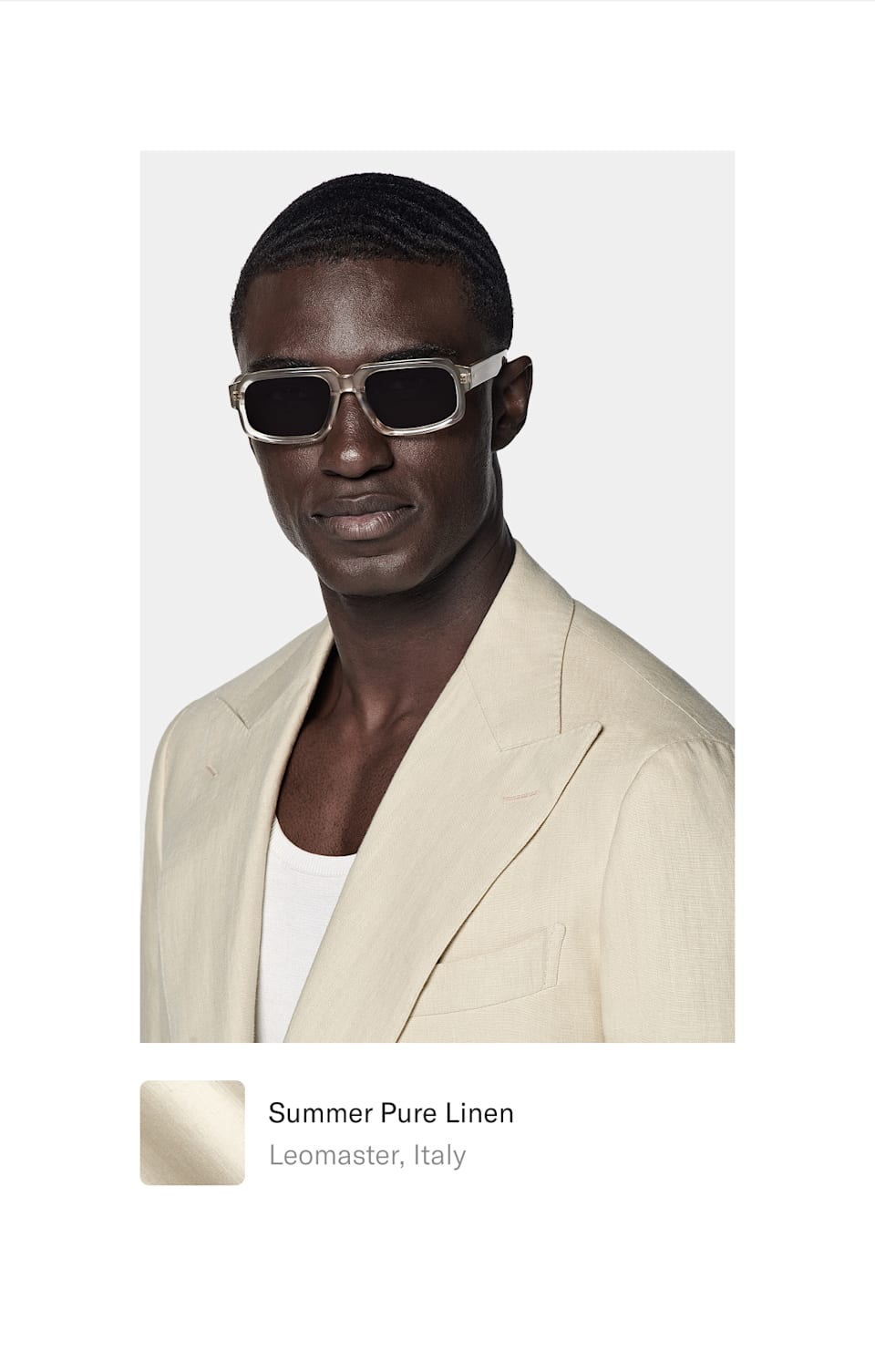 Beige suit