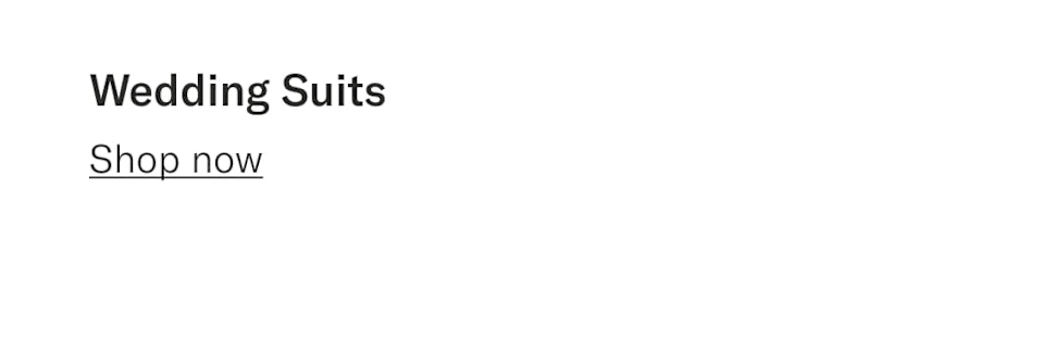 Wedding suits