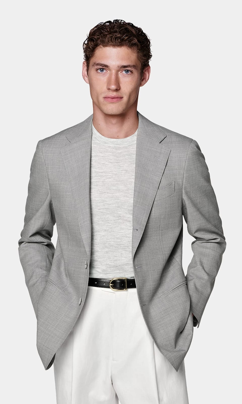 grey blazer