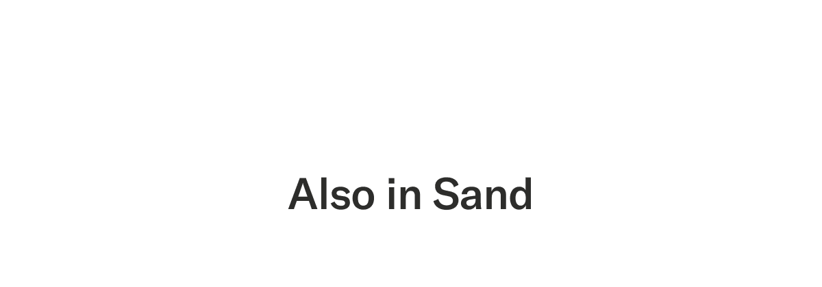 Also in sand