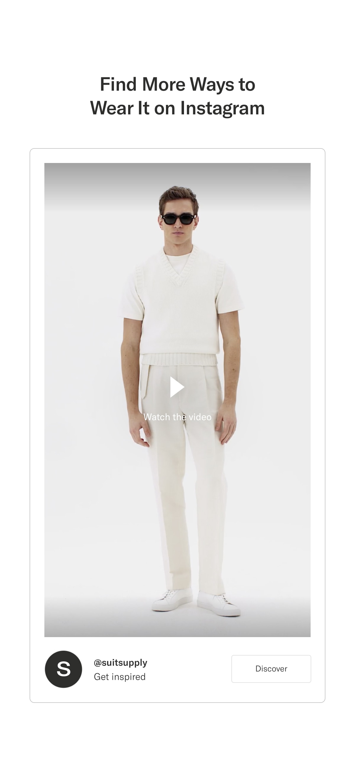 Find More Ways to Wear It on Instagram