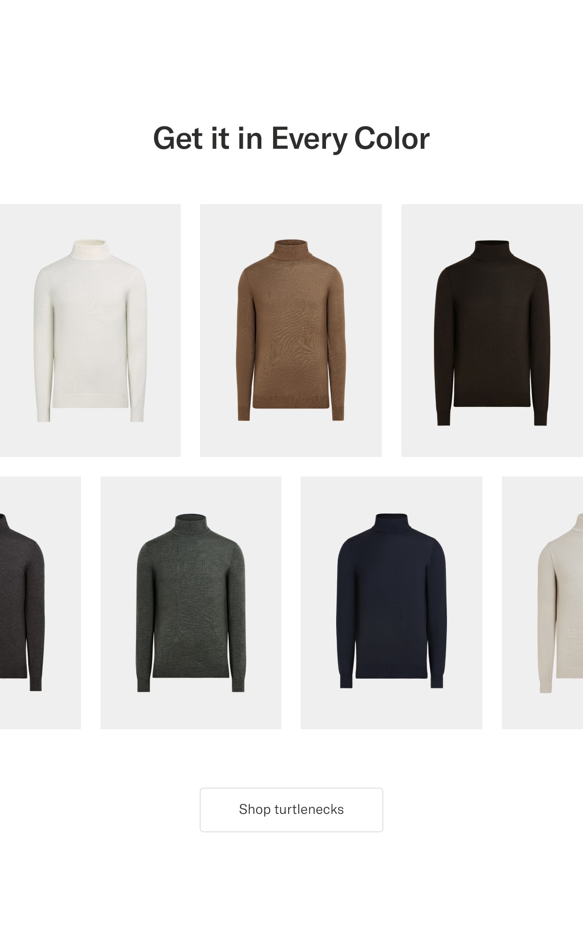 Get it in Every Color | Shop turtlenecks