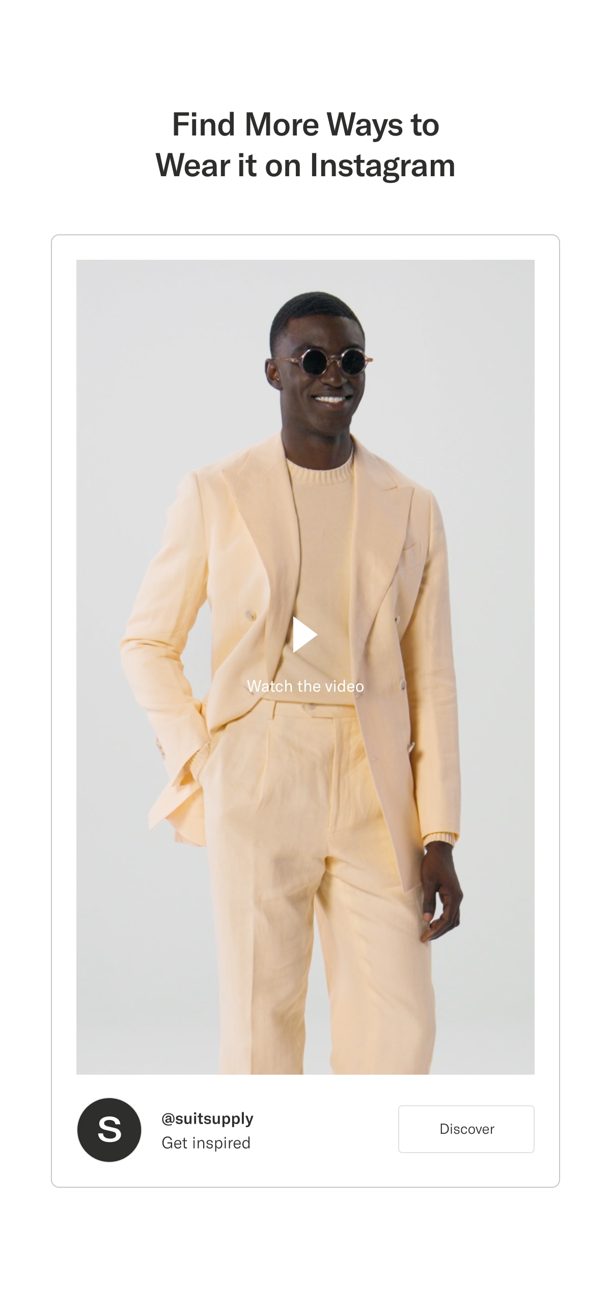 Find More Ways to Wear it on Instagram