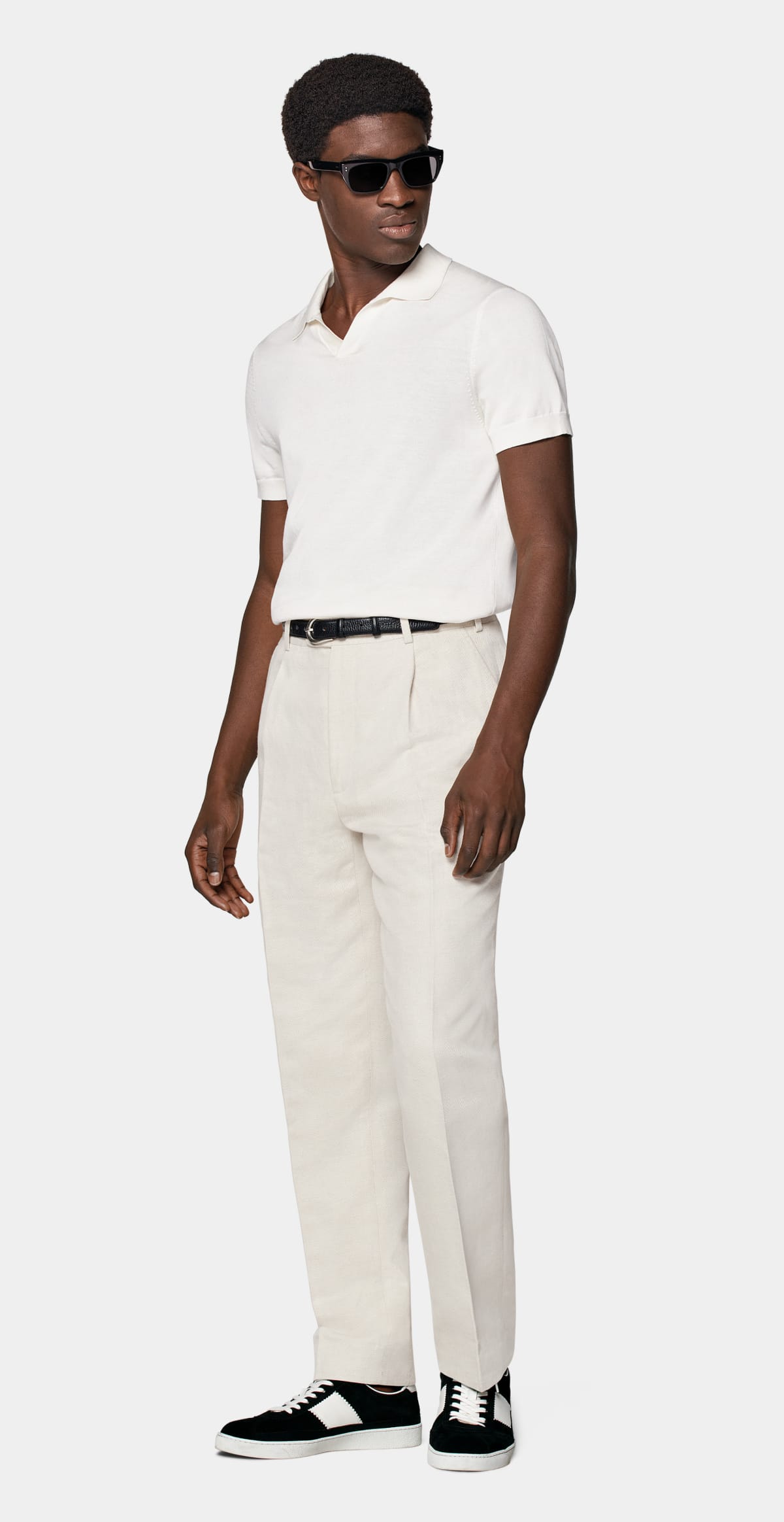 shop the buttonless polo