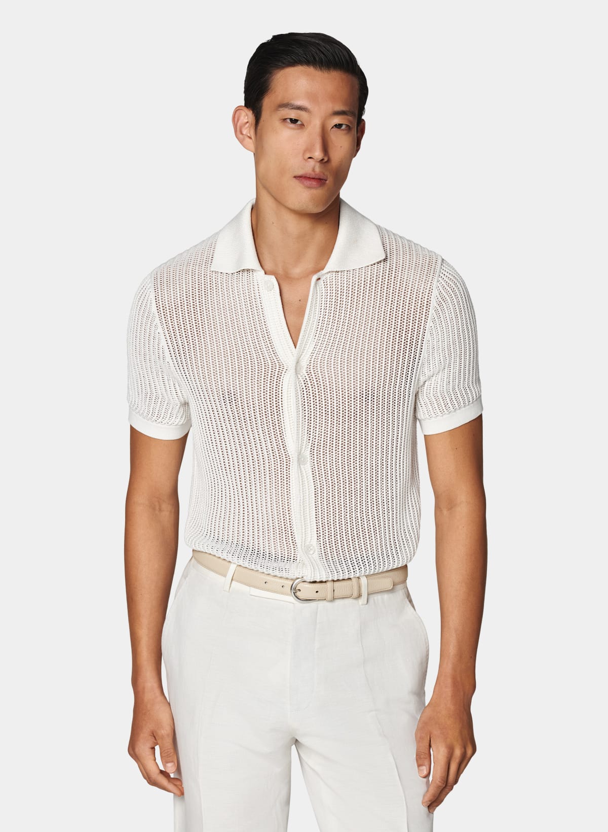 shop the crochet polo
