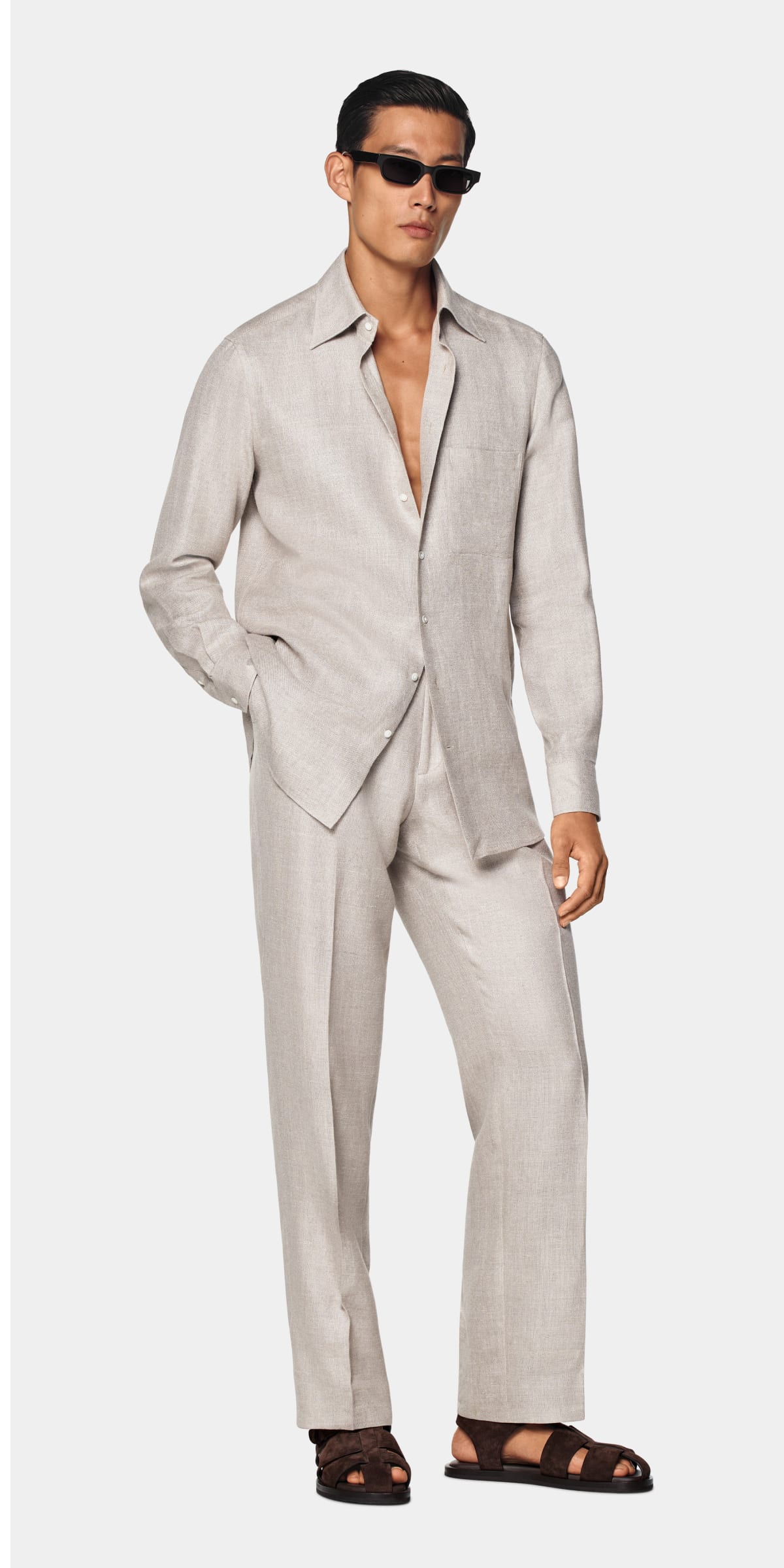 Shop the linen shirt
