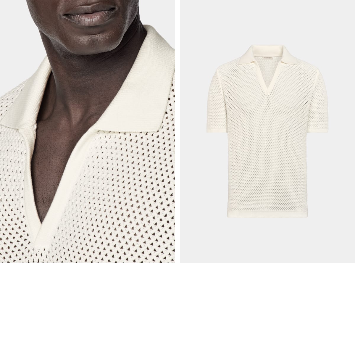 Shop the crochet polo