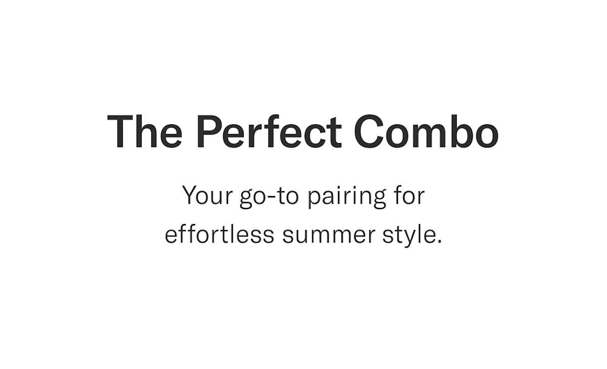 Perfect combo