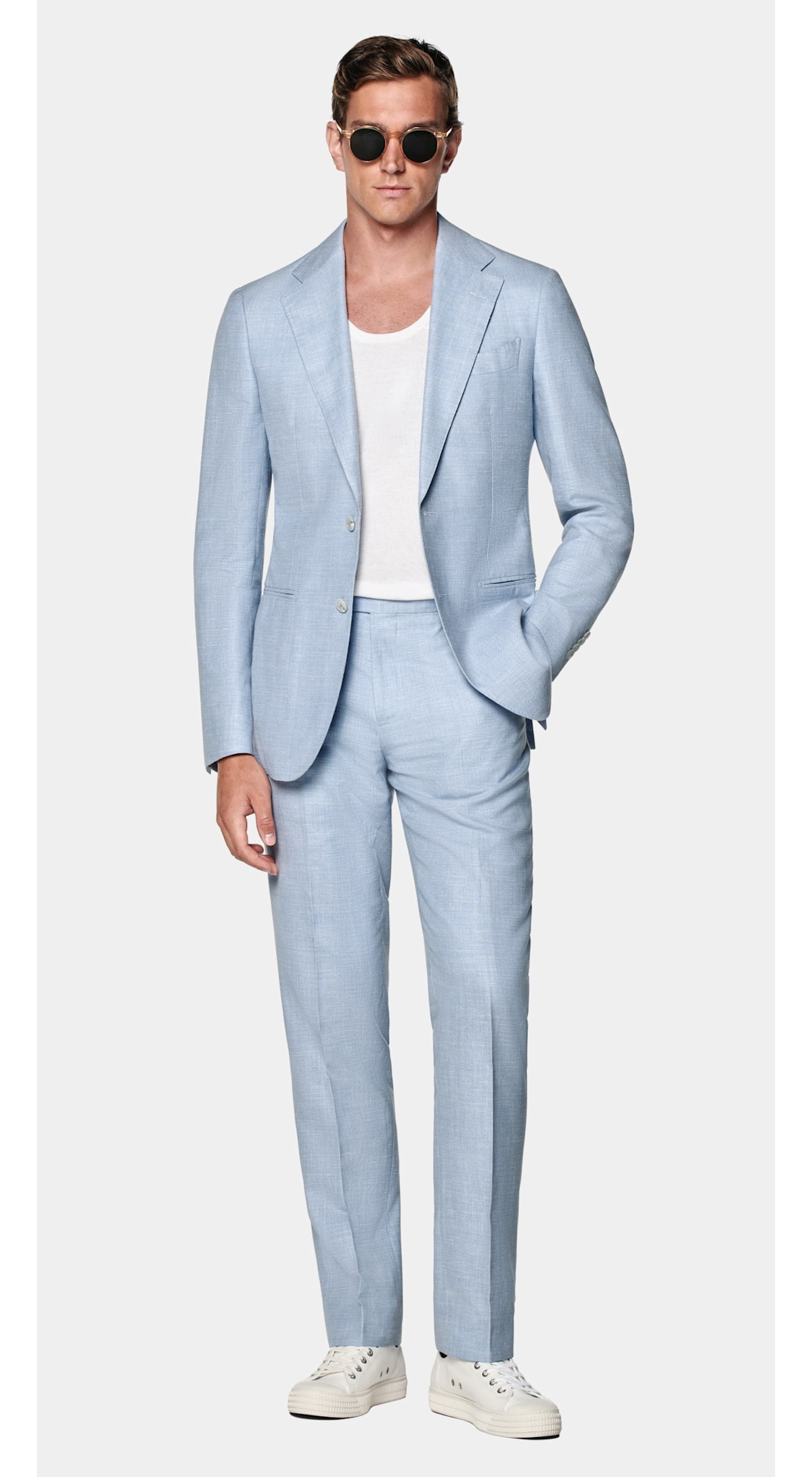Blue suit