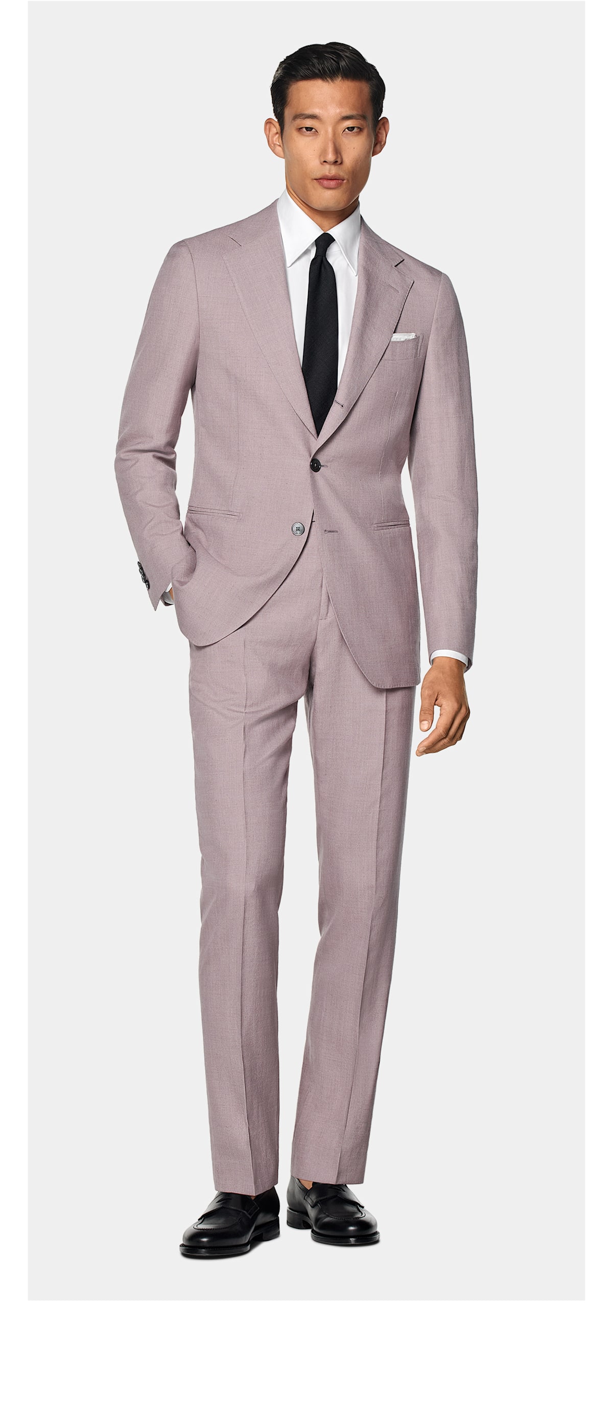 Purple suit