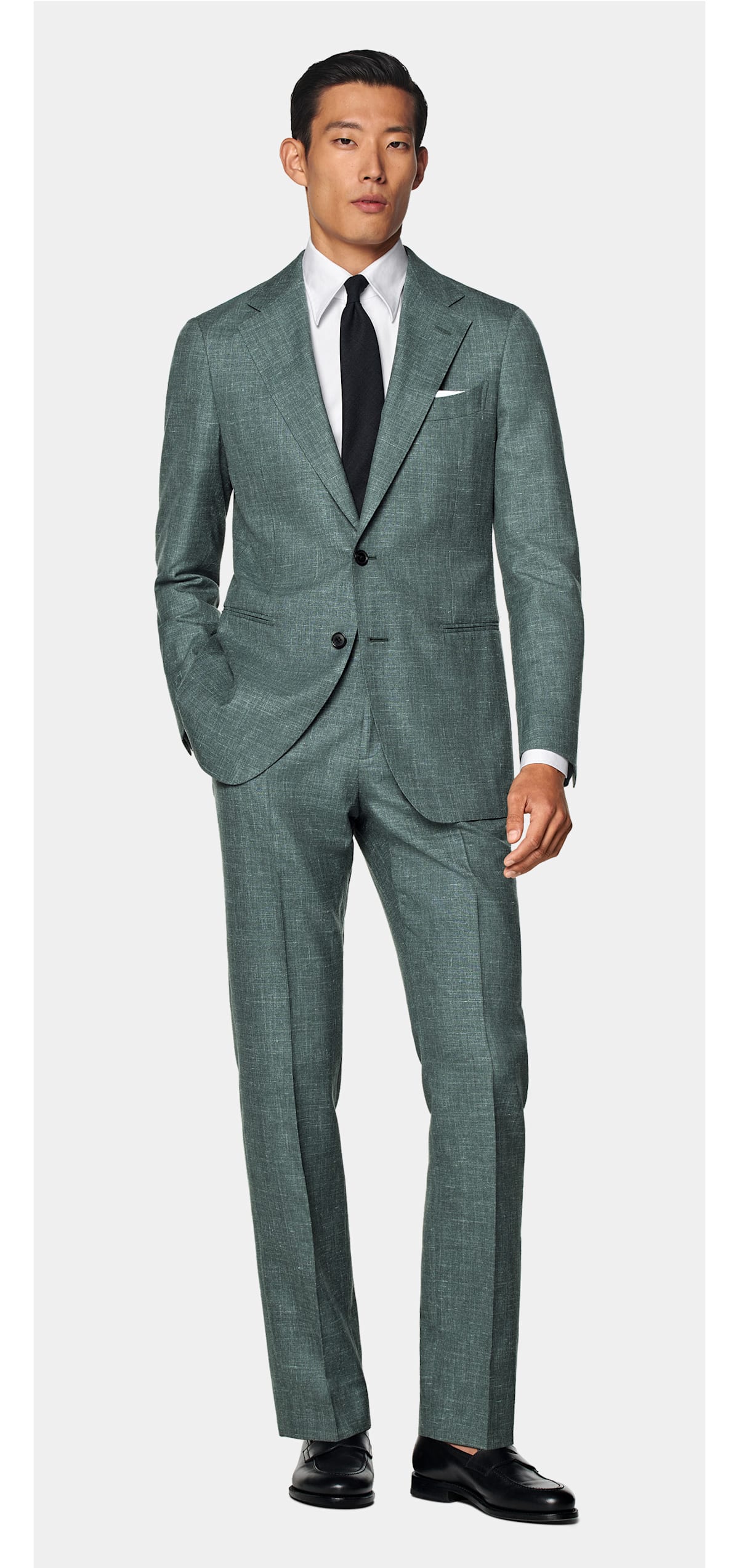 Green suit