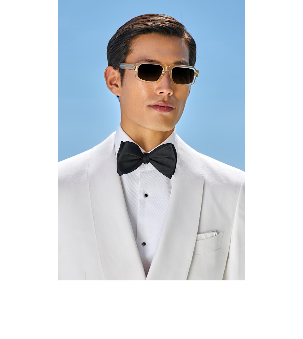 Off-white tuxedo