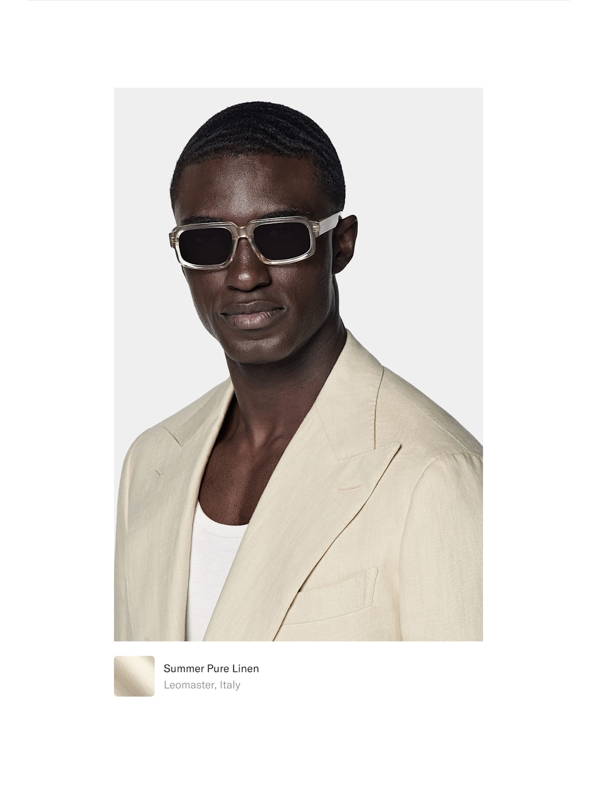 Beige suit