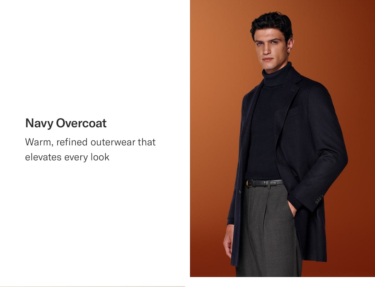 Navy Overcoat