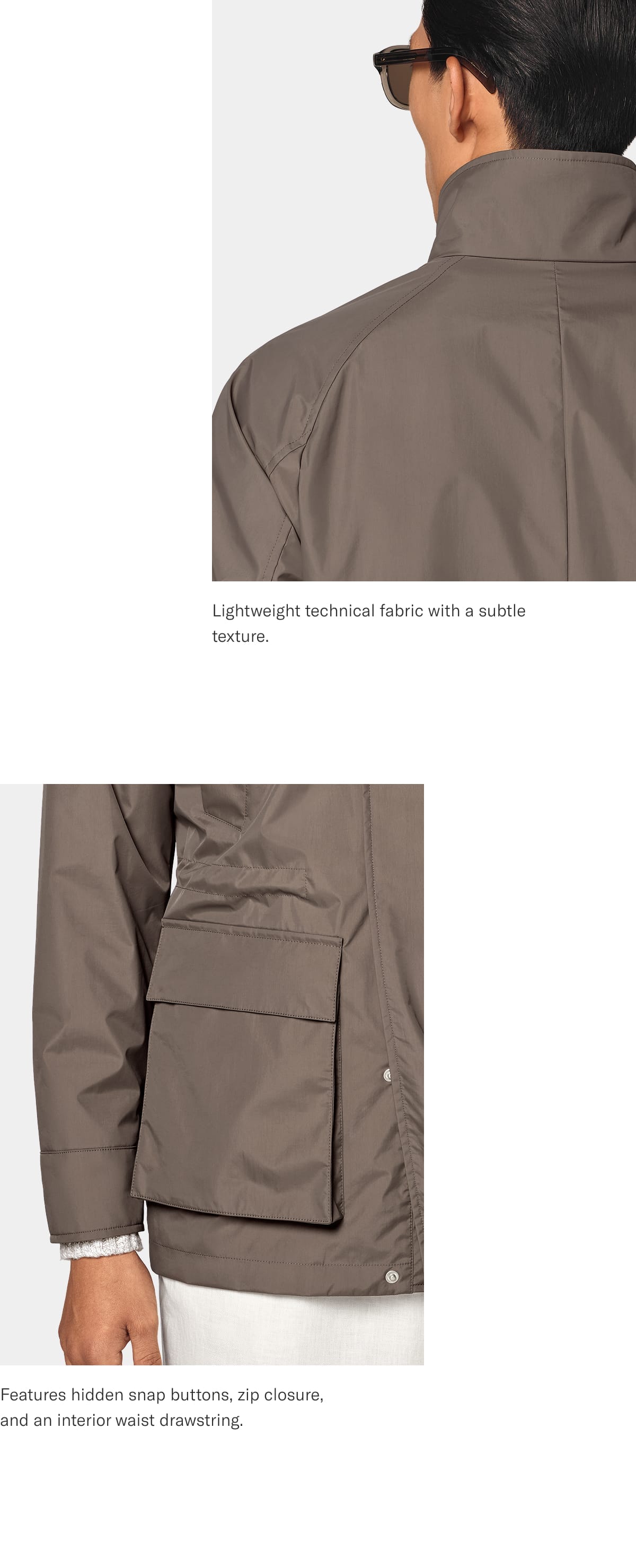Taupe field jacket