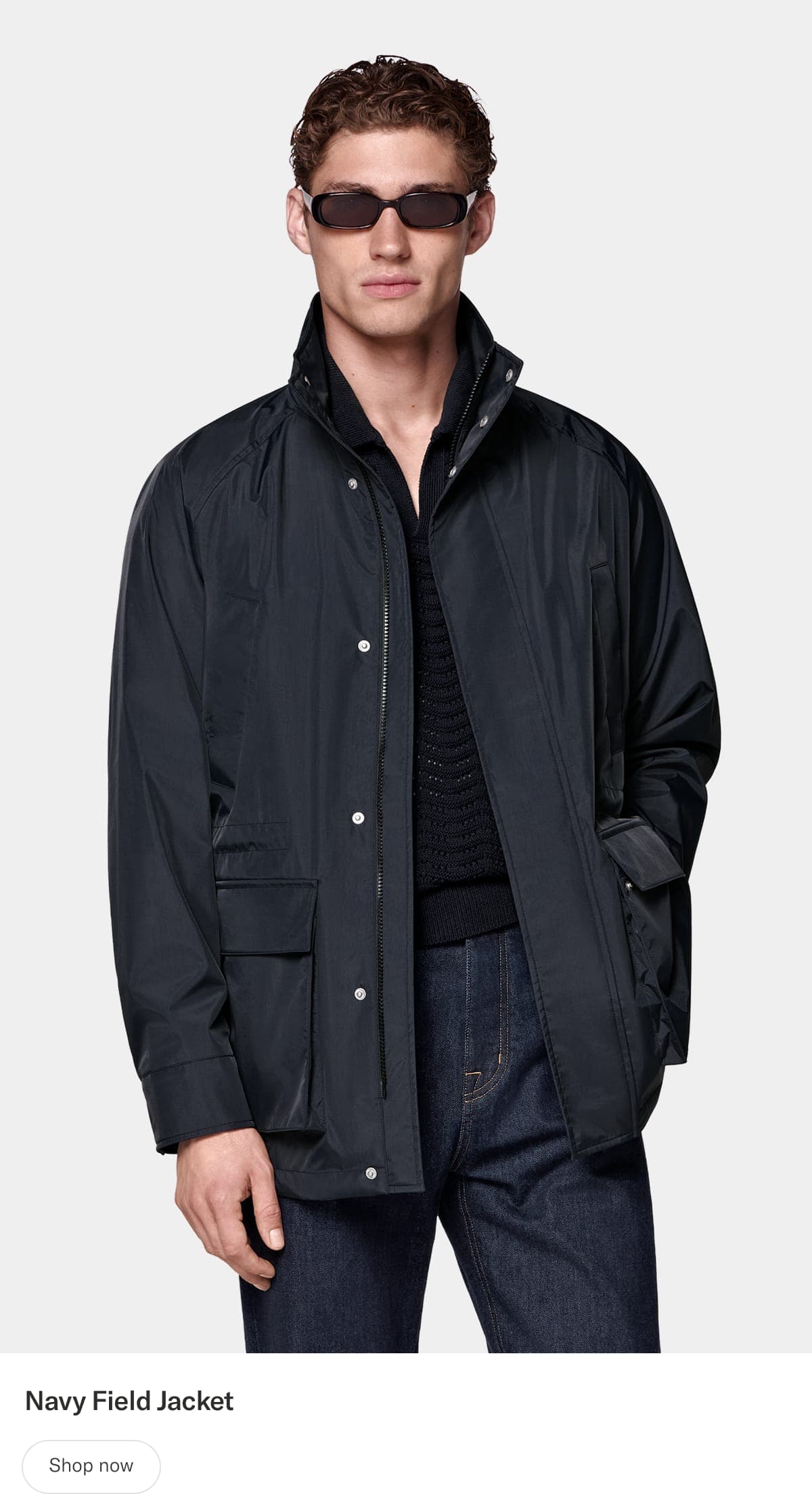 Navy field jacket