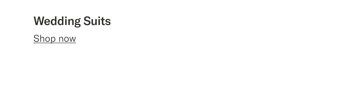 Wedding suits