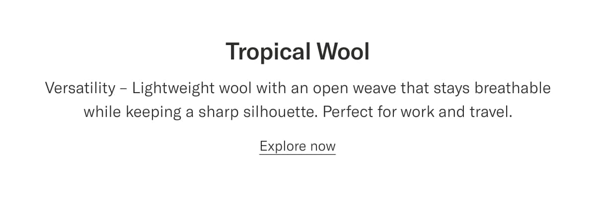 Tropical wool