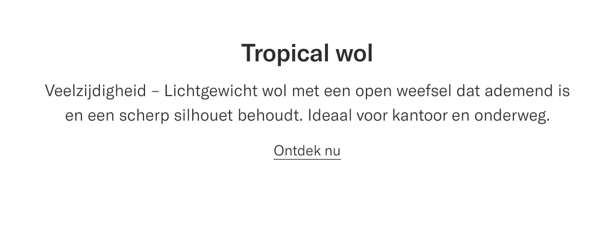 Tropical wool