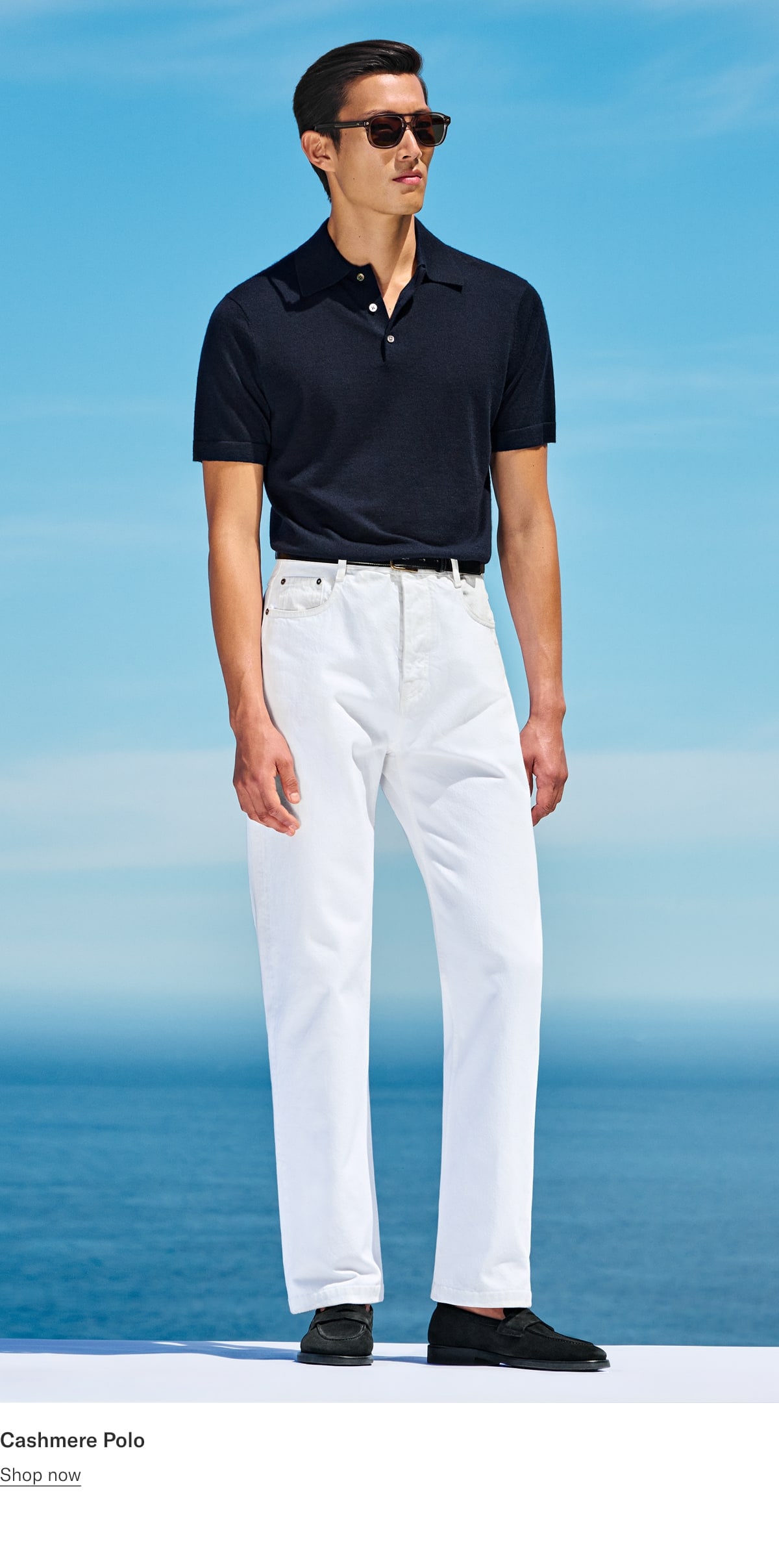 Navy polo