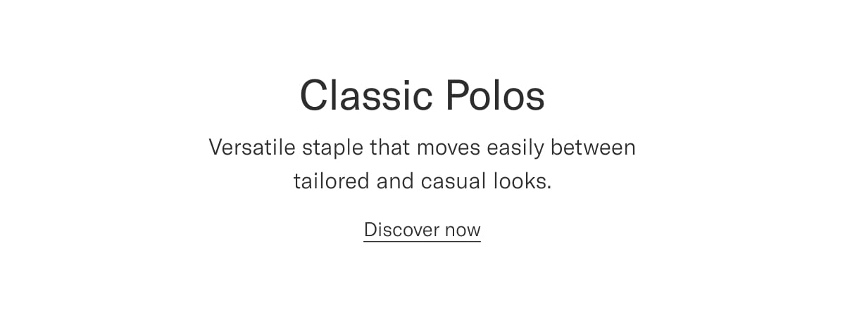 Classic polos