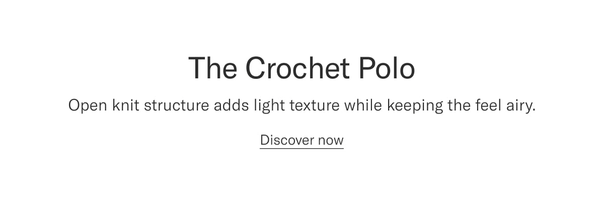 Crochet polos