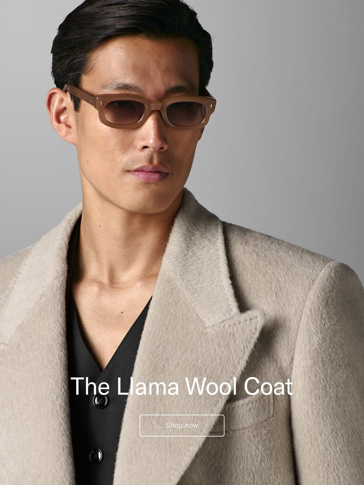 Llama wool coat
