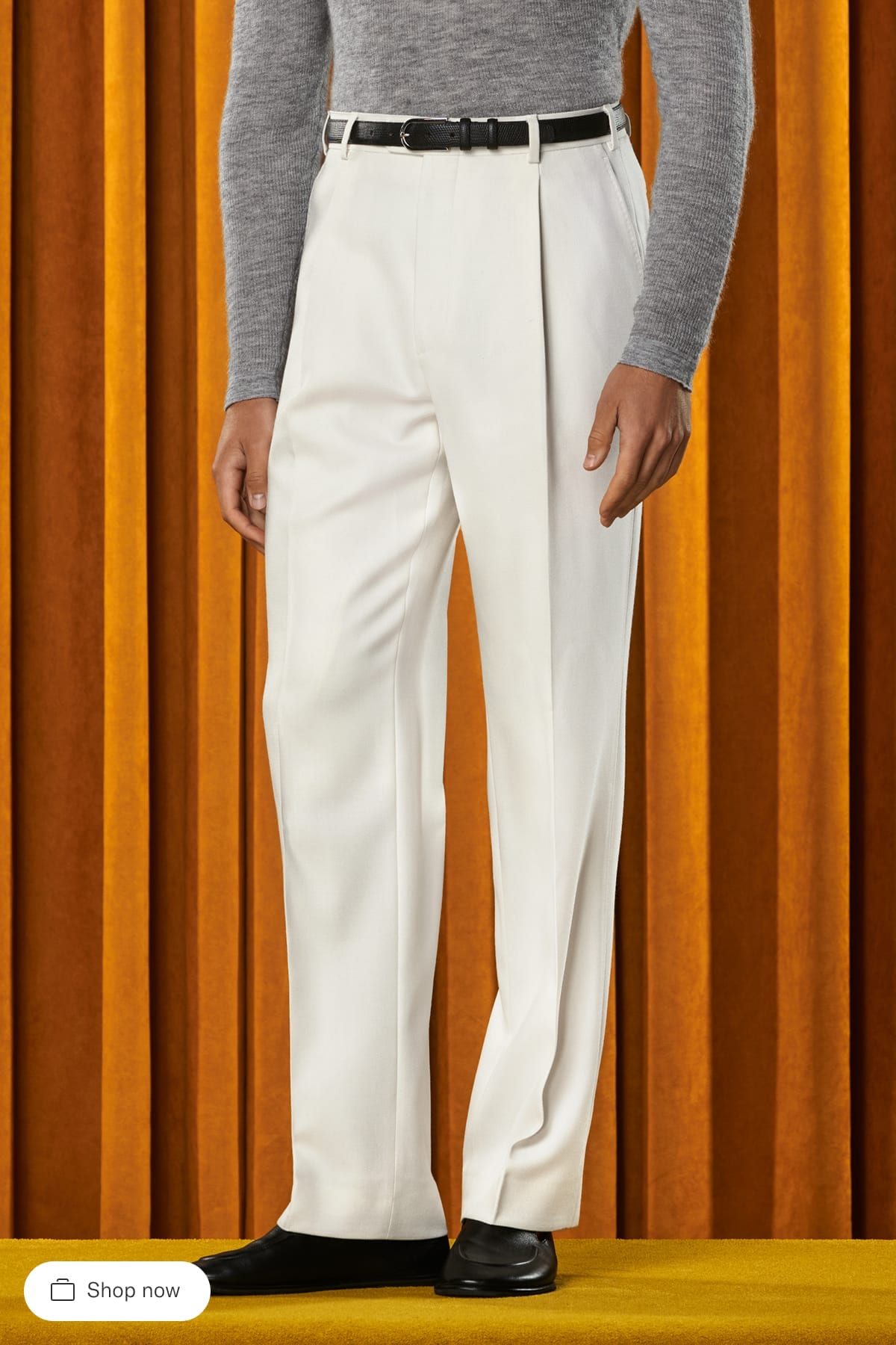 Wide leg trousers