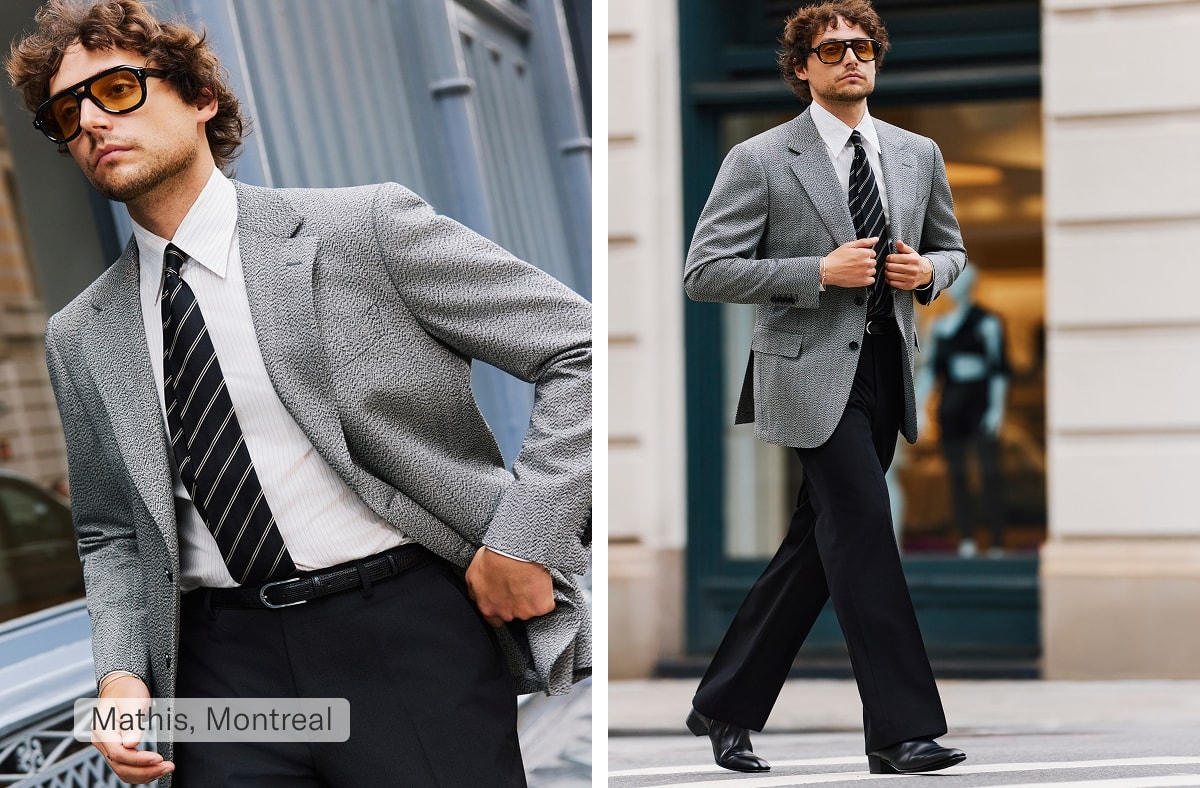Grey blazer