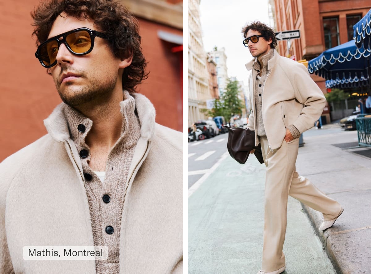 beige bomber